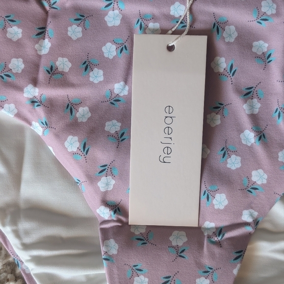 Eberjey Petite Fleur Annia Bikini Bottom Cashmere Rose - Picture 5 of 6
